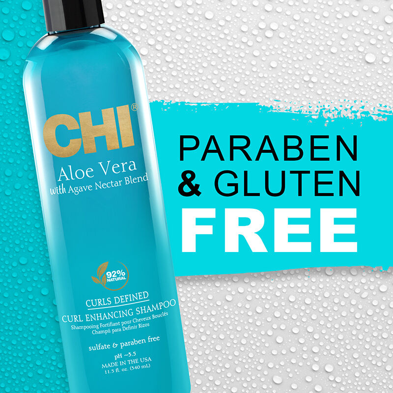 CHI Aloe Vera Curl Enhancing Shampoo 11.5 oz | CHI Hair